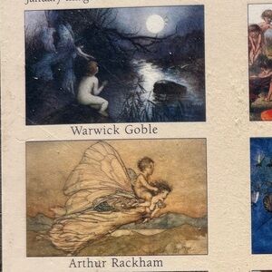 In Fairyland Postcard Calendar Fairy Fairies Artur Rackham